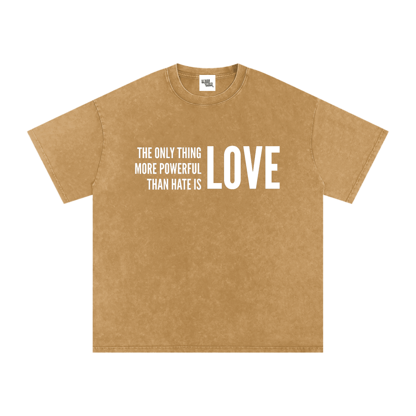 THE POWER OF LOVE - Washed Oversized T-Shirt