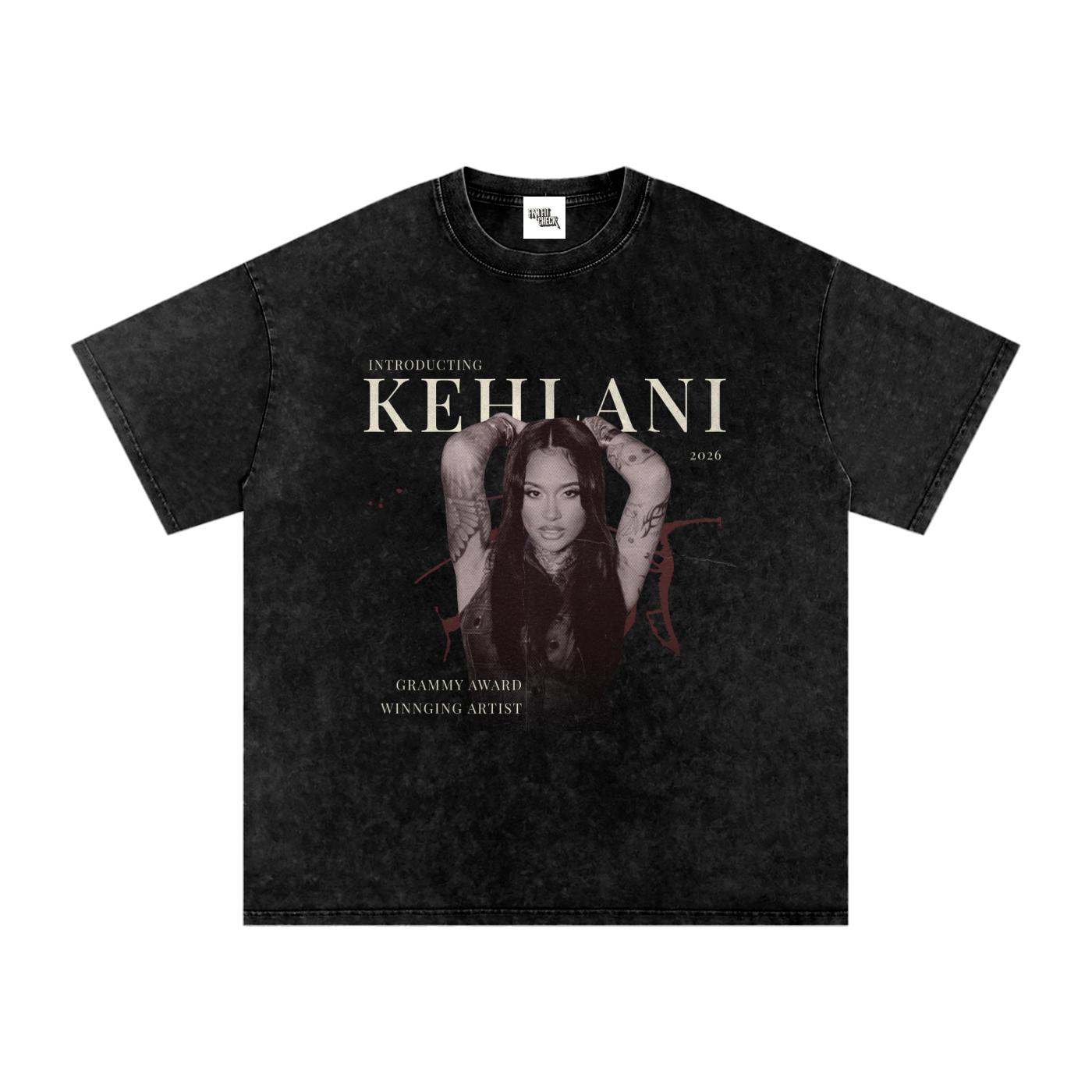 Kehlani Grammy Inspired Washed  T-Shirt