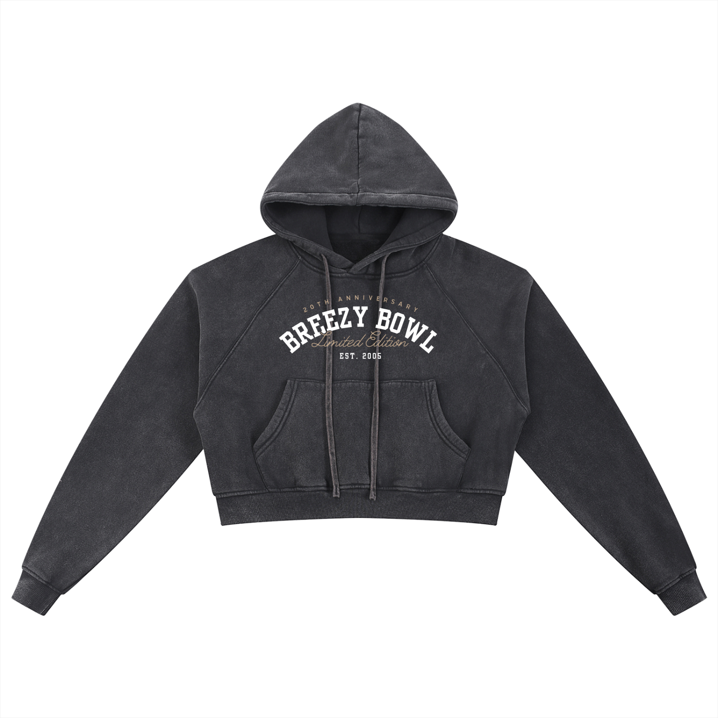 Breezy Bowl 2025 Cropped Hoodie