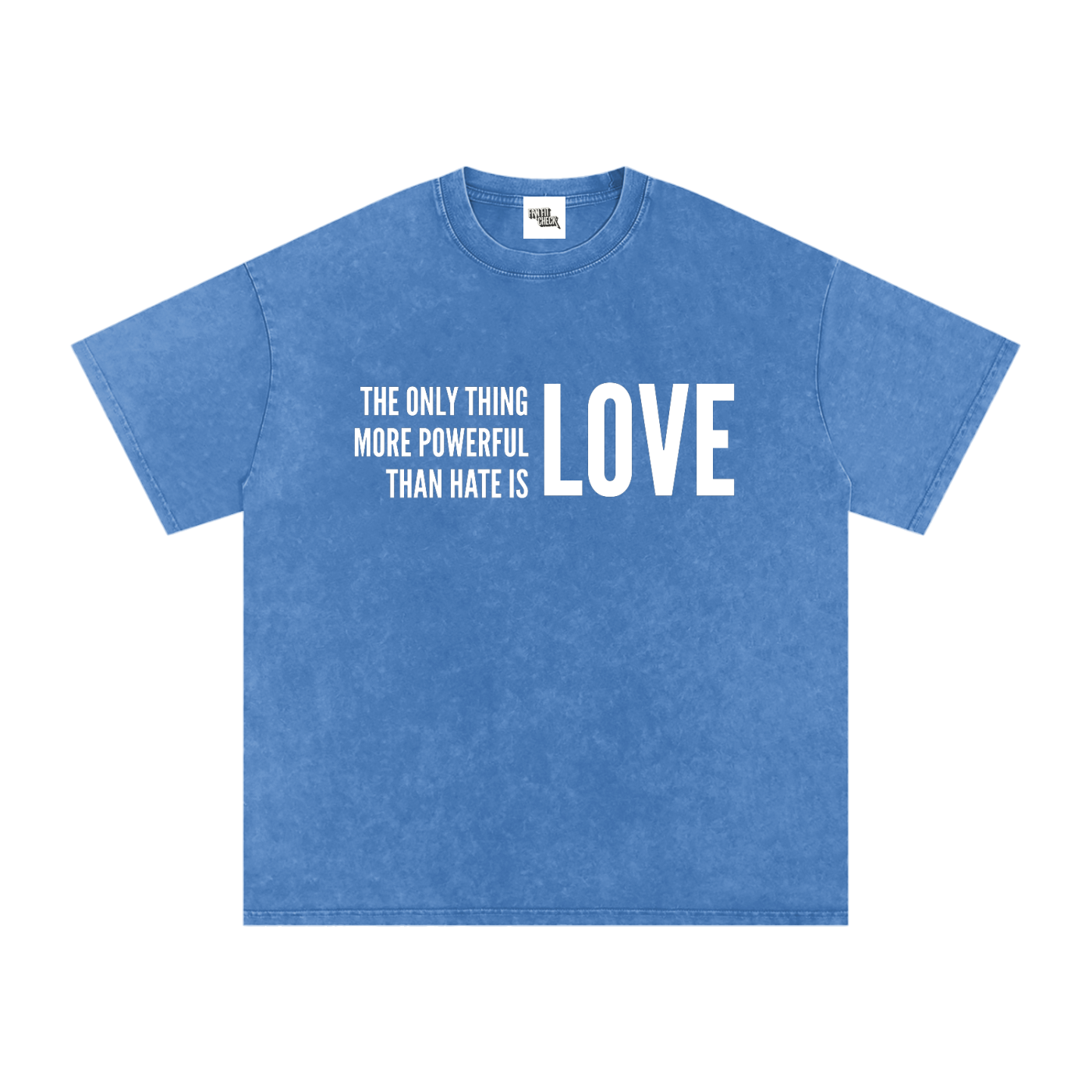 THE POWER OF LOVE - Washed Oversized T-Shirt