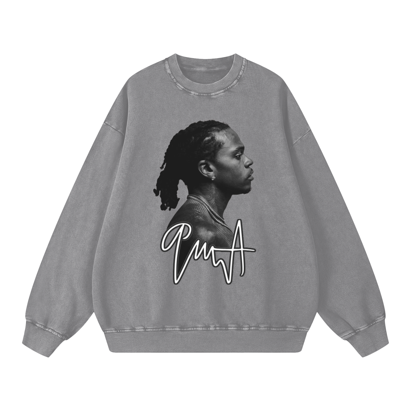 Gunna Inspired Signature Washed Oversized Sweatshirt