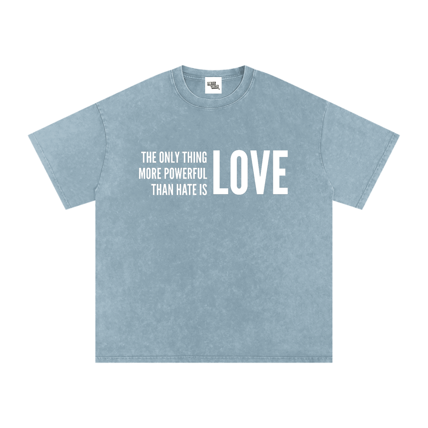 THE POWER OF LOVE - Washed Oversized T-Shirt