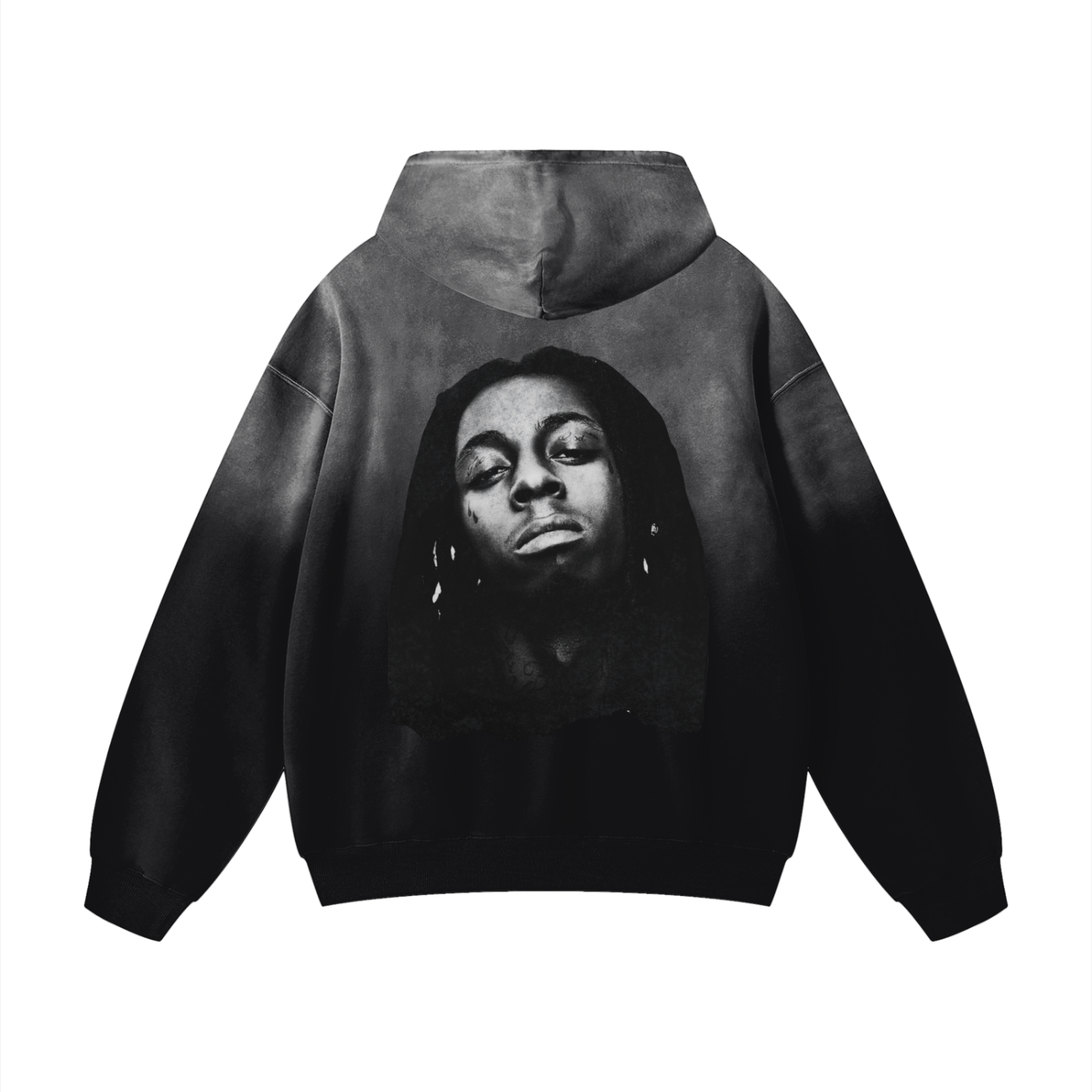 Weezy Inspired Fear God Sunfade Oversized Hoodie