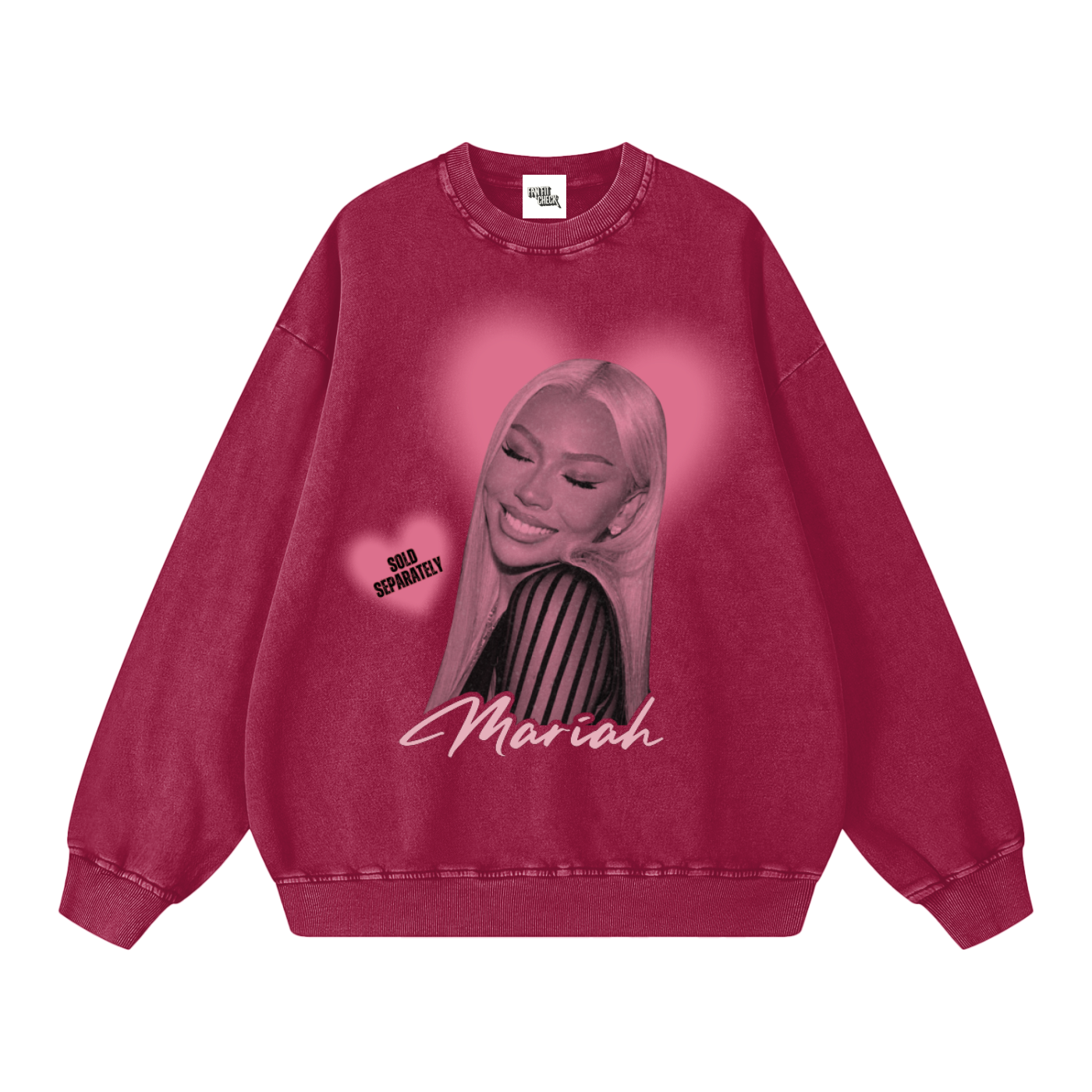 Sweatshirt,Oversized,Oversized Sweatshirt,Concert Wear,Womens Apparel,Street Wear,Mariah the Scientist,Hearts Sold Seperately Tour ,Winter Wear,Spring Wear
