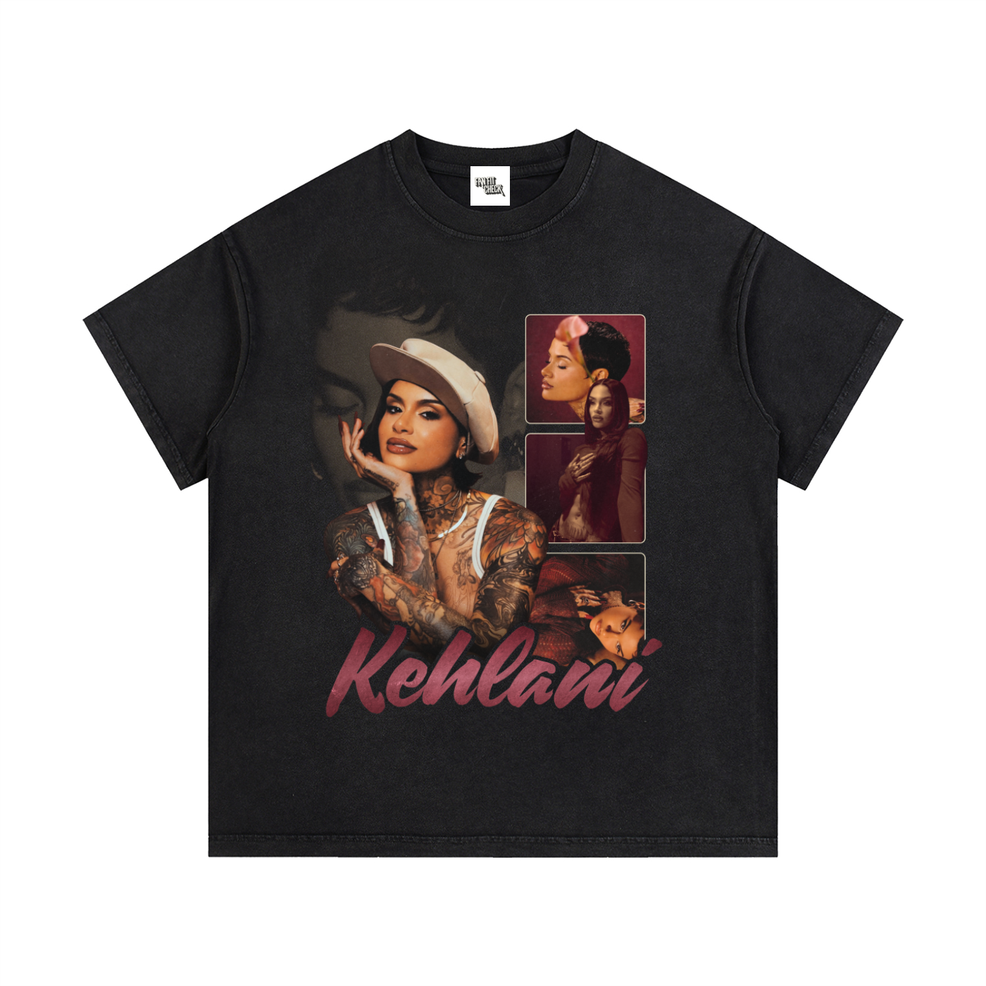 90s Kehlani Inspired Vintage Wash Cotton T-Shirt