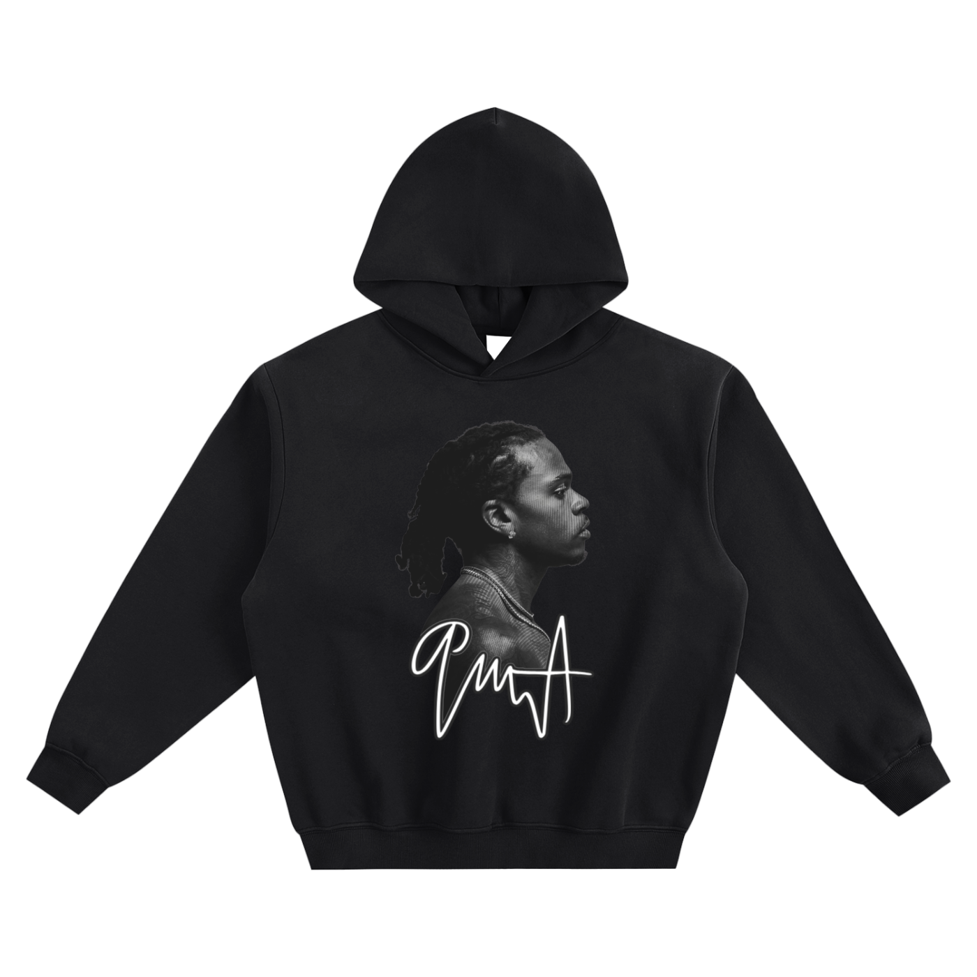 Gunna Inspired Signature Fleeced Boxy Hoodie