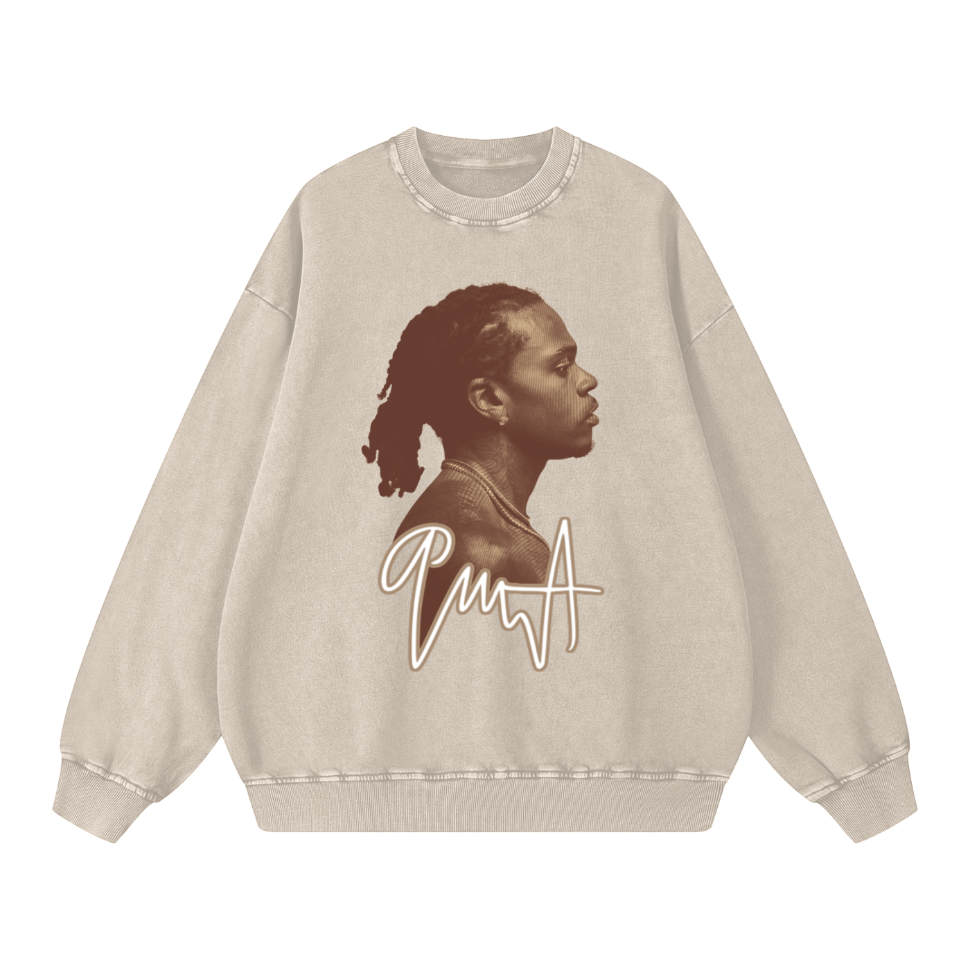 Gunna Inspired Signature Washed Oversized Sweatshirt