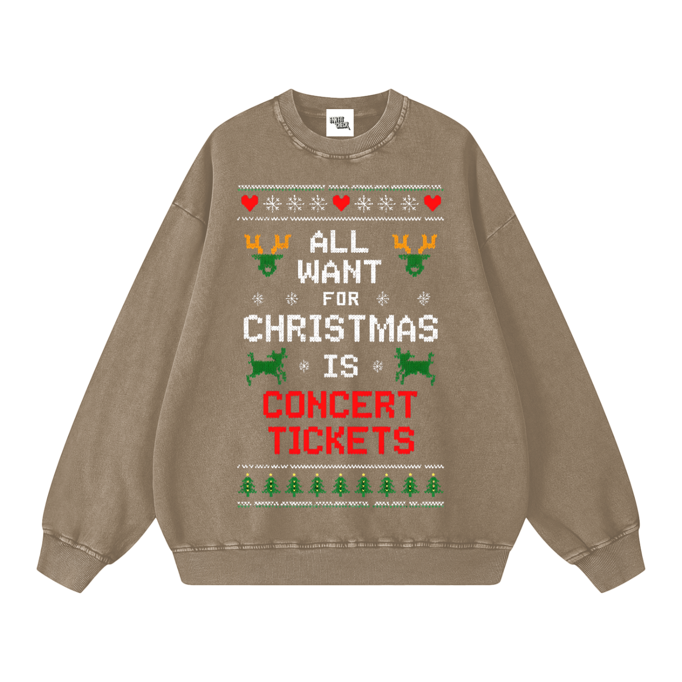 Concert Ugly Christmas Sweatshirt