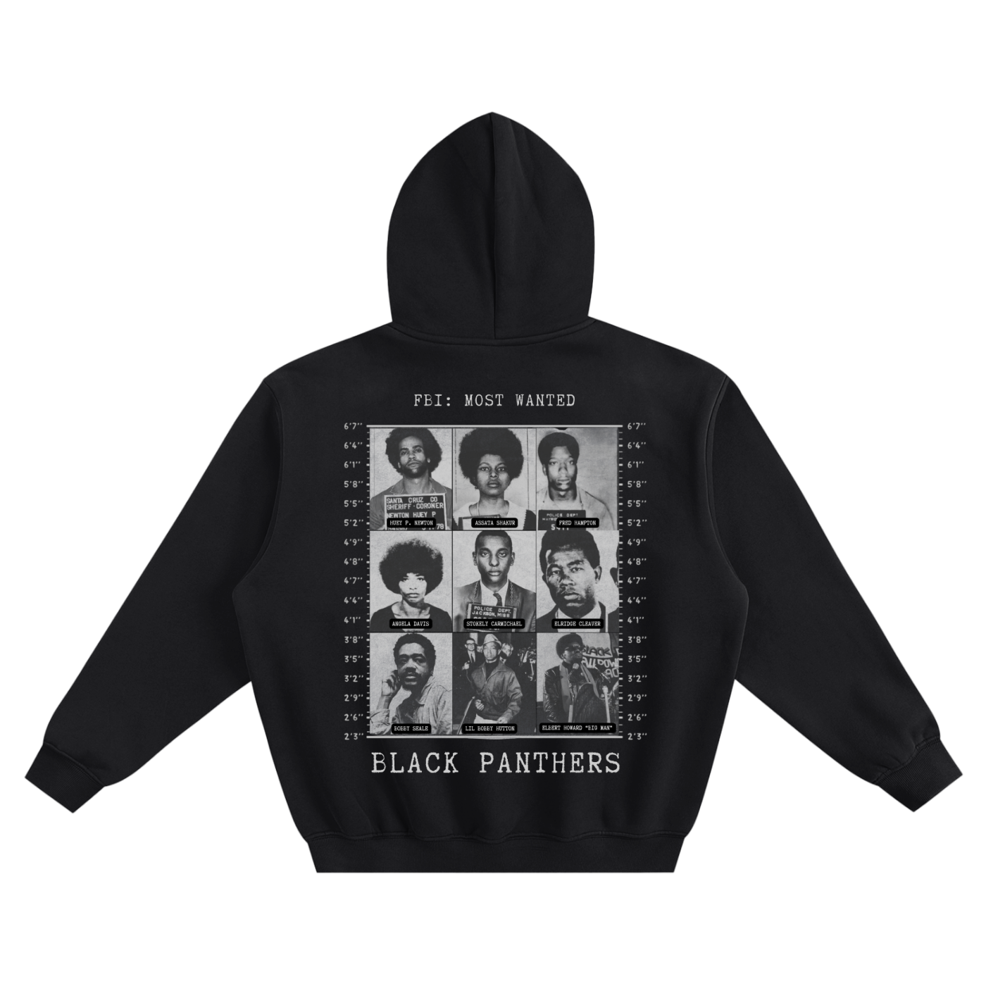 Fleeced Hoodie,Hoodie,Winter Wear,Fall Wear,Black History Month,Street Wear,Casual Wear,Cozy,Unisex,Black Panthers