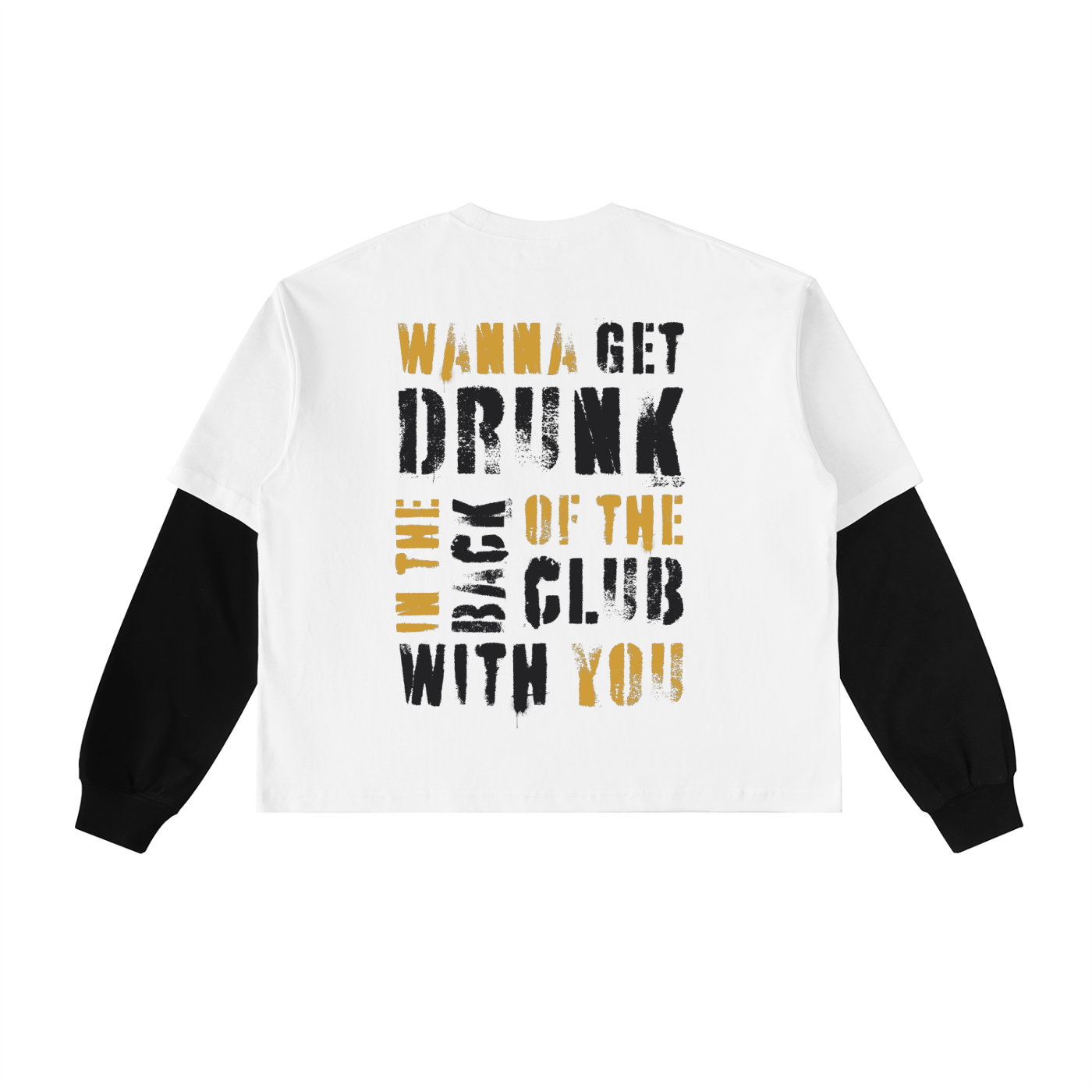 Layered Shirt,Long Sleeve,T-Shirt,Concert Wear,KWN,Concert T-Shirt,Spring Wear,Unisex,Everyday Wear,Street Wear