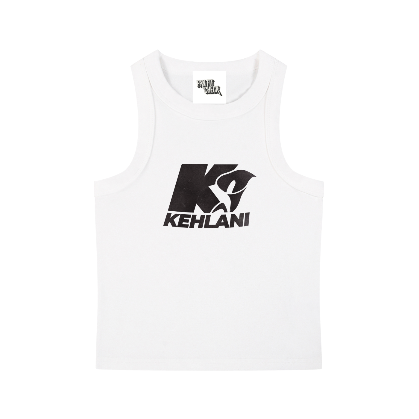 Kehlani Inspired Black Starter Logo Tag Washed Crop Tank