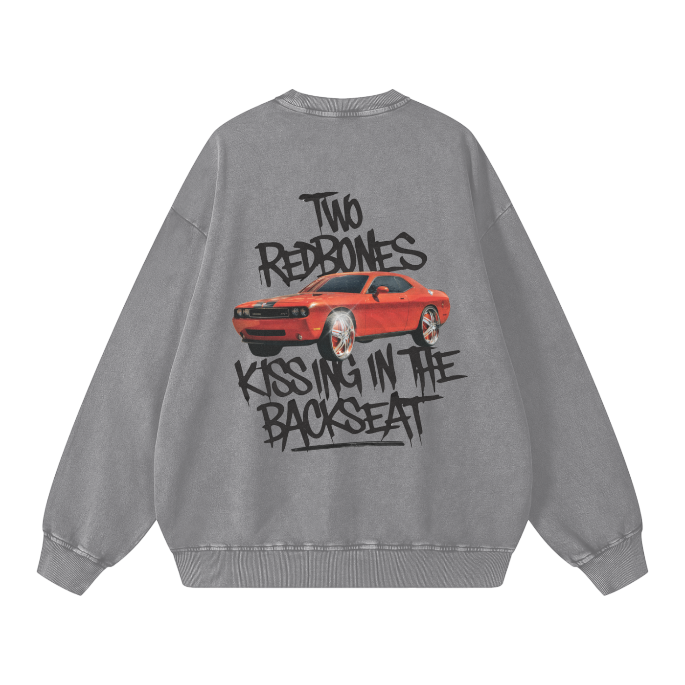 Lil Boosie Inspired Washed Oversized Sweatshirt