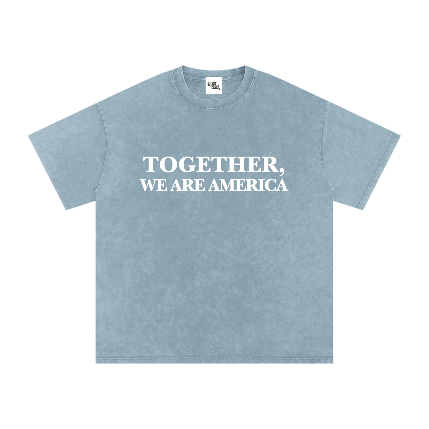 TOGETHER, WE ARE AMERICA - Washed Oversized T-Shirt