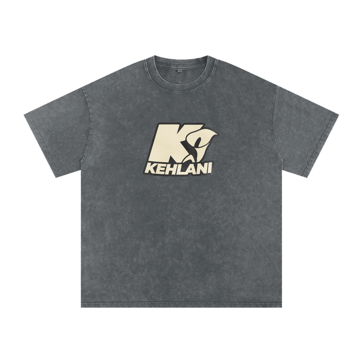 Kehlani Inspired Cream/Black Starter Logo Washed T-Shirt
