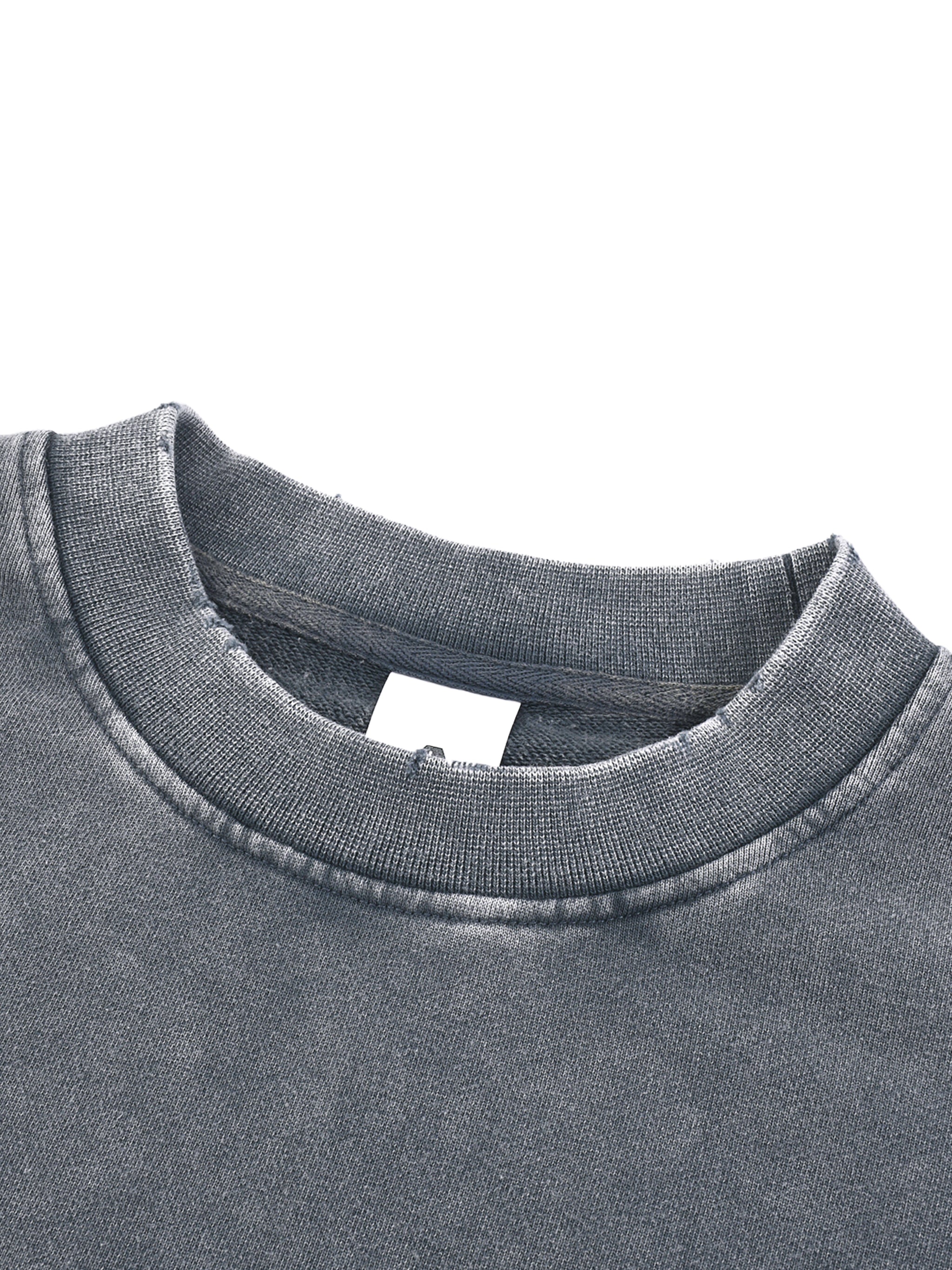 Gunna Inspired Her All Along Washed Raw Edge Cropped Sweatshirt