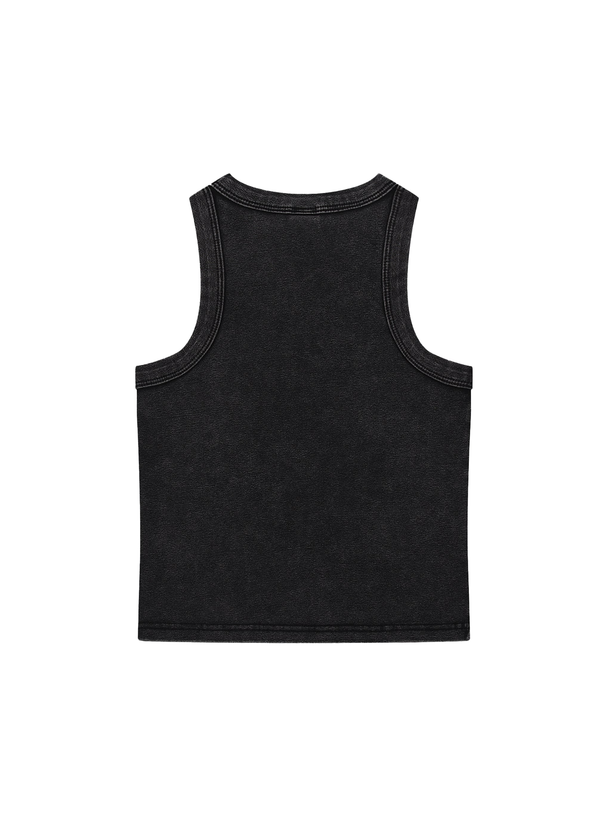 YB Inspired Washed Cropped Tank Top