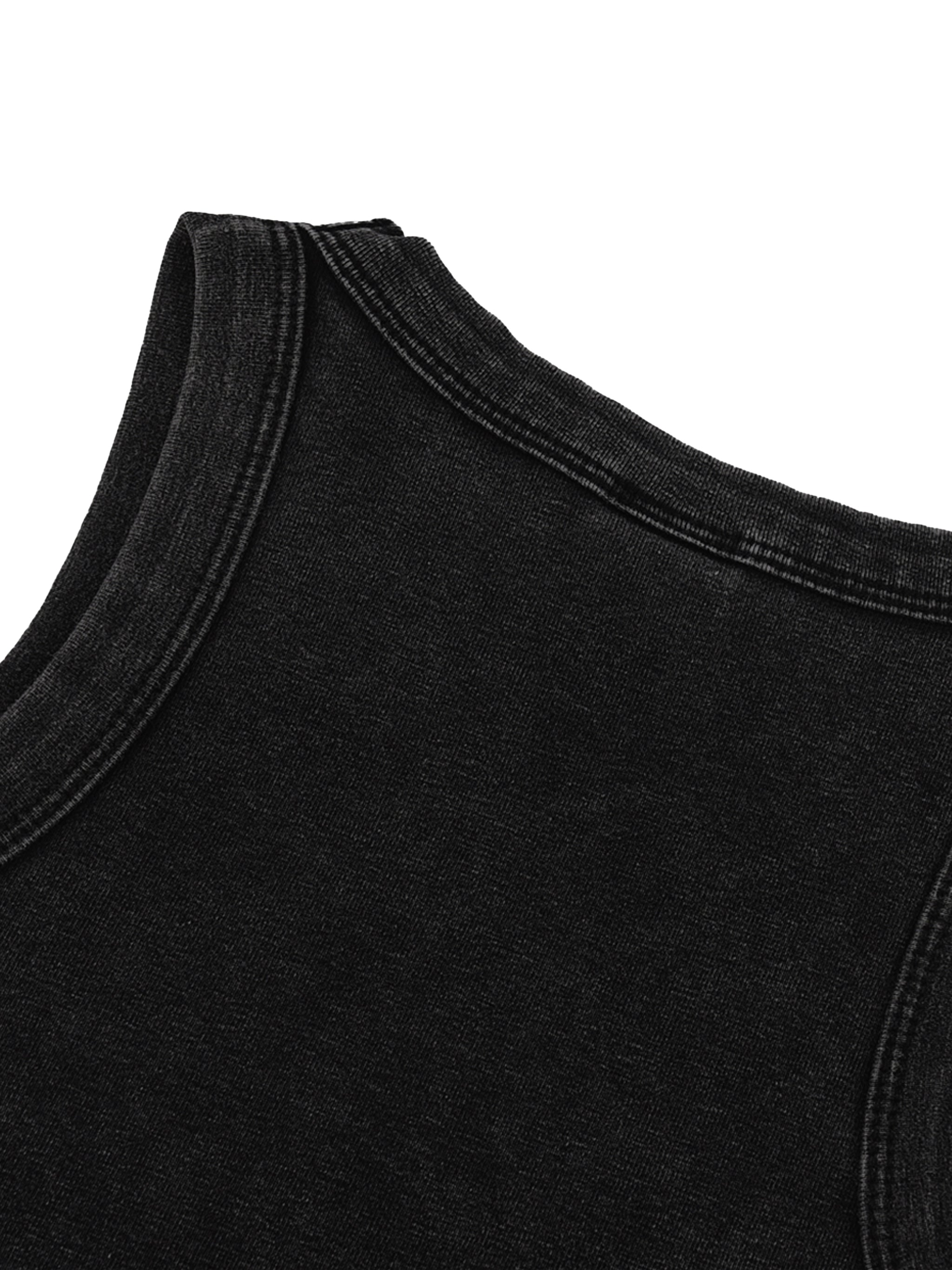 Gunna Inspired Signature Black Washed Tank Top