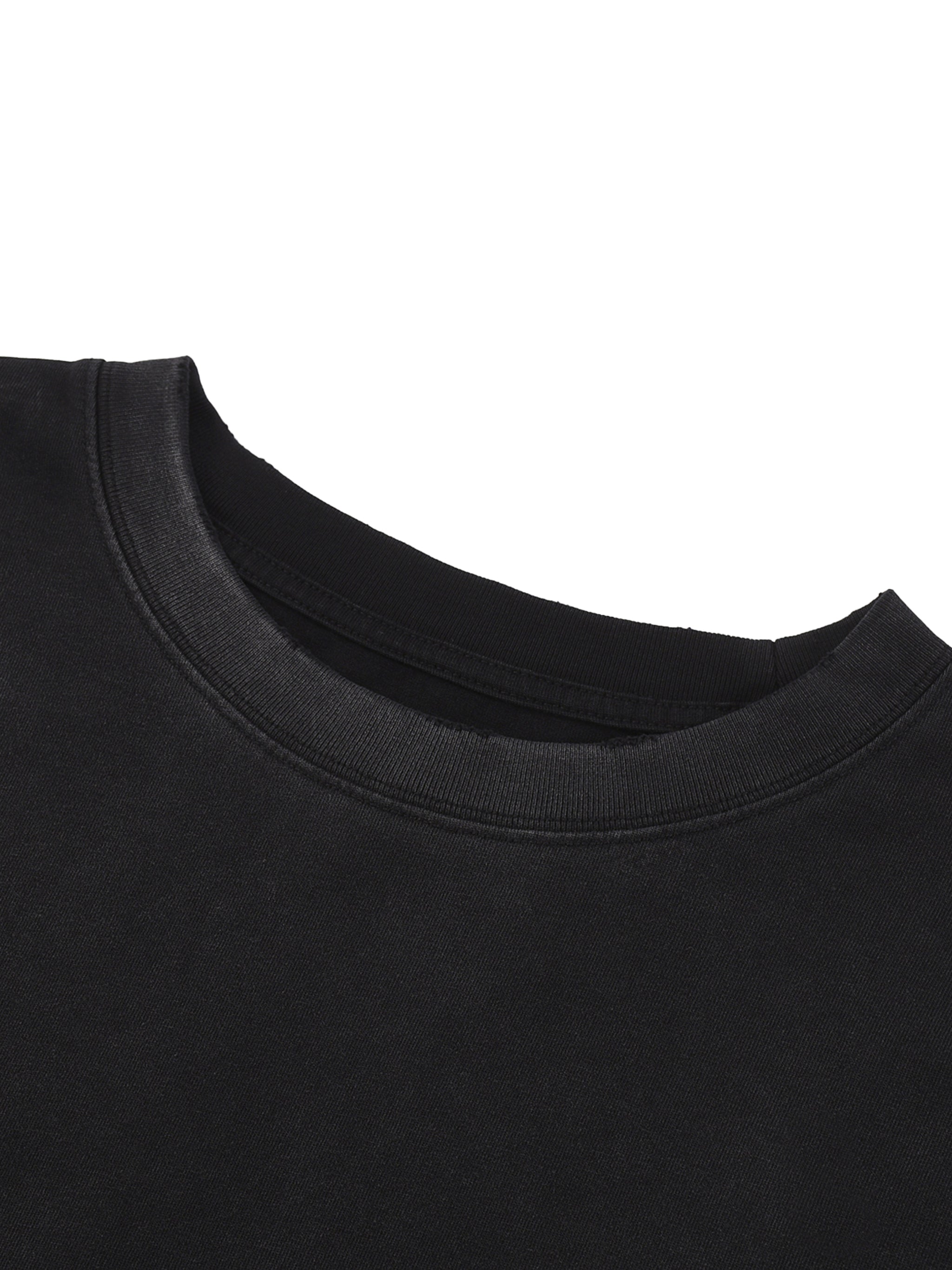 YB Inspired Washed Raw Edge T-Shirt