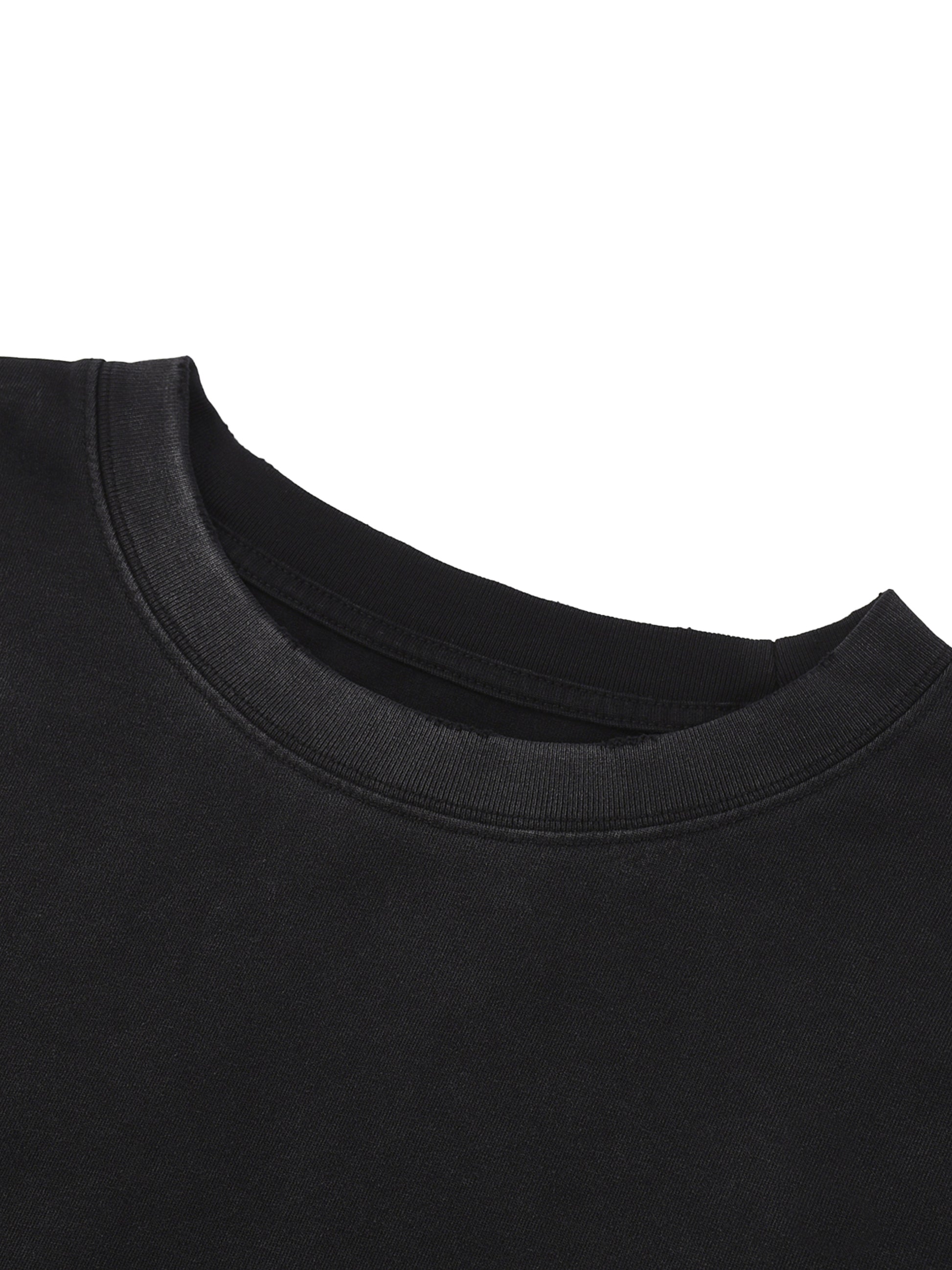 YB Inspired Washed Raw Edge T-Shirt