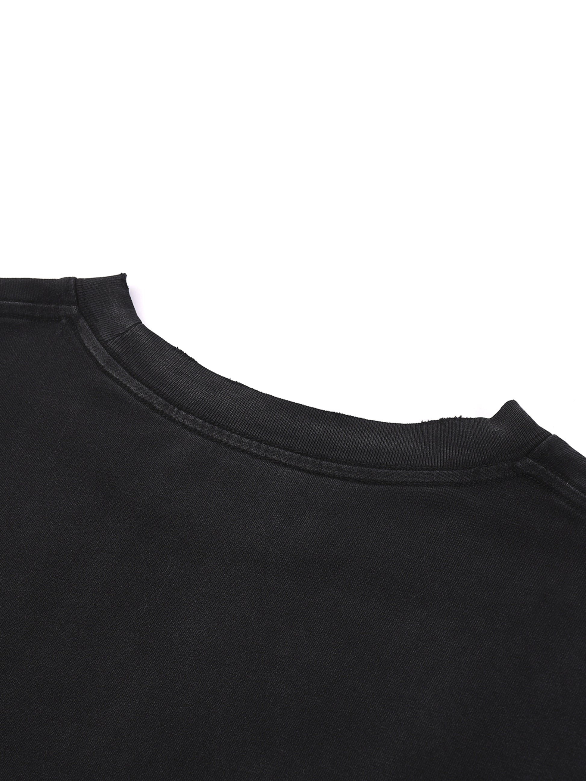 YB Inspired Washed Raw Edge T-Shirt