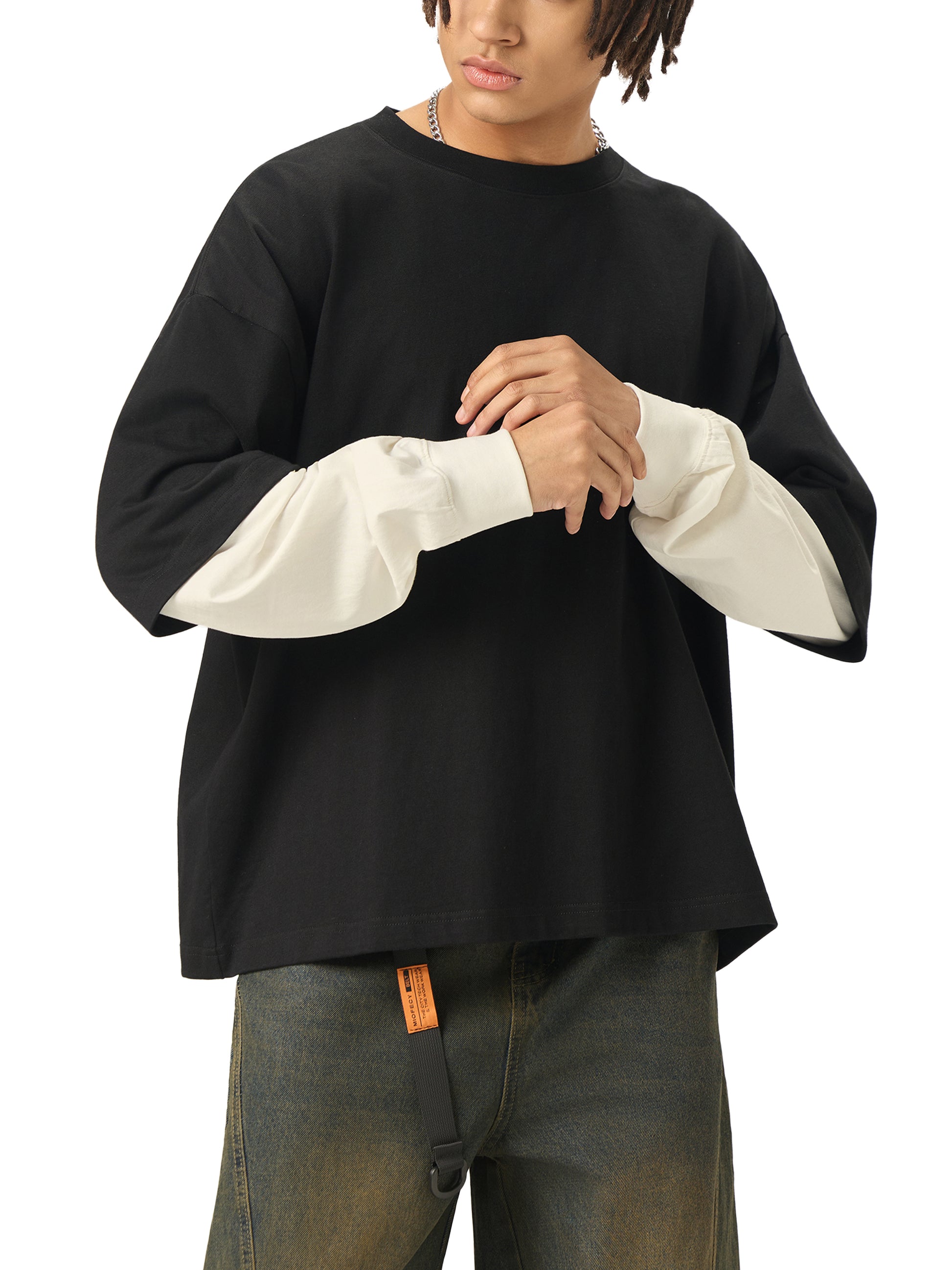 Long Sleeve,Layered,Concert Wear,Street Wear,YB,YoungBoy