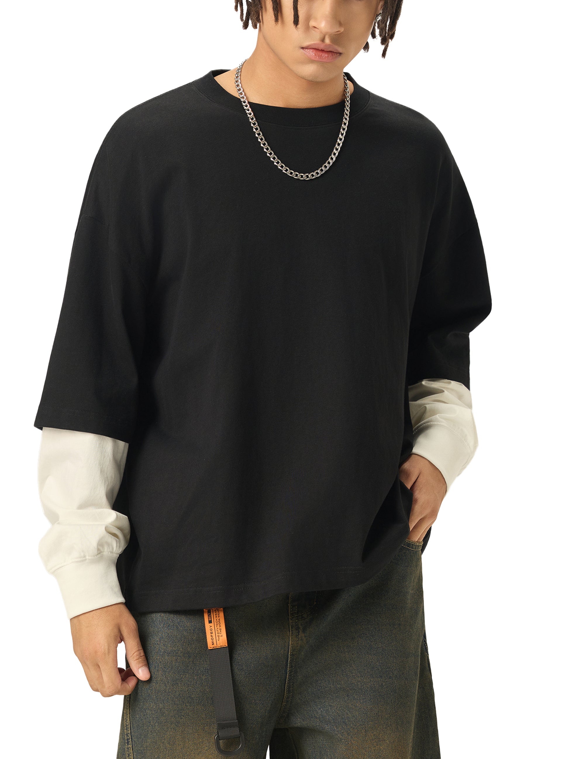 Long Sleeve,T-Shirt,Spring Apparel,Street Wear,Casual Wear,Concert Shirt,KWN,Concert Outfit,Layered T-Shirt,Layered Long Sleeve